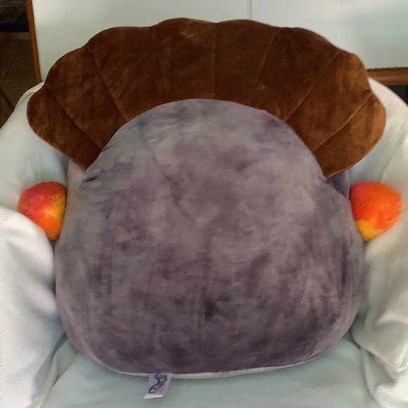 KELLYTOY SQUISHMALLOWS Gray 16” Terry Turkey Plush 2021 Thanksgiving OS - Picture 4 of 13